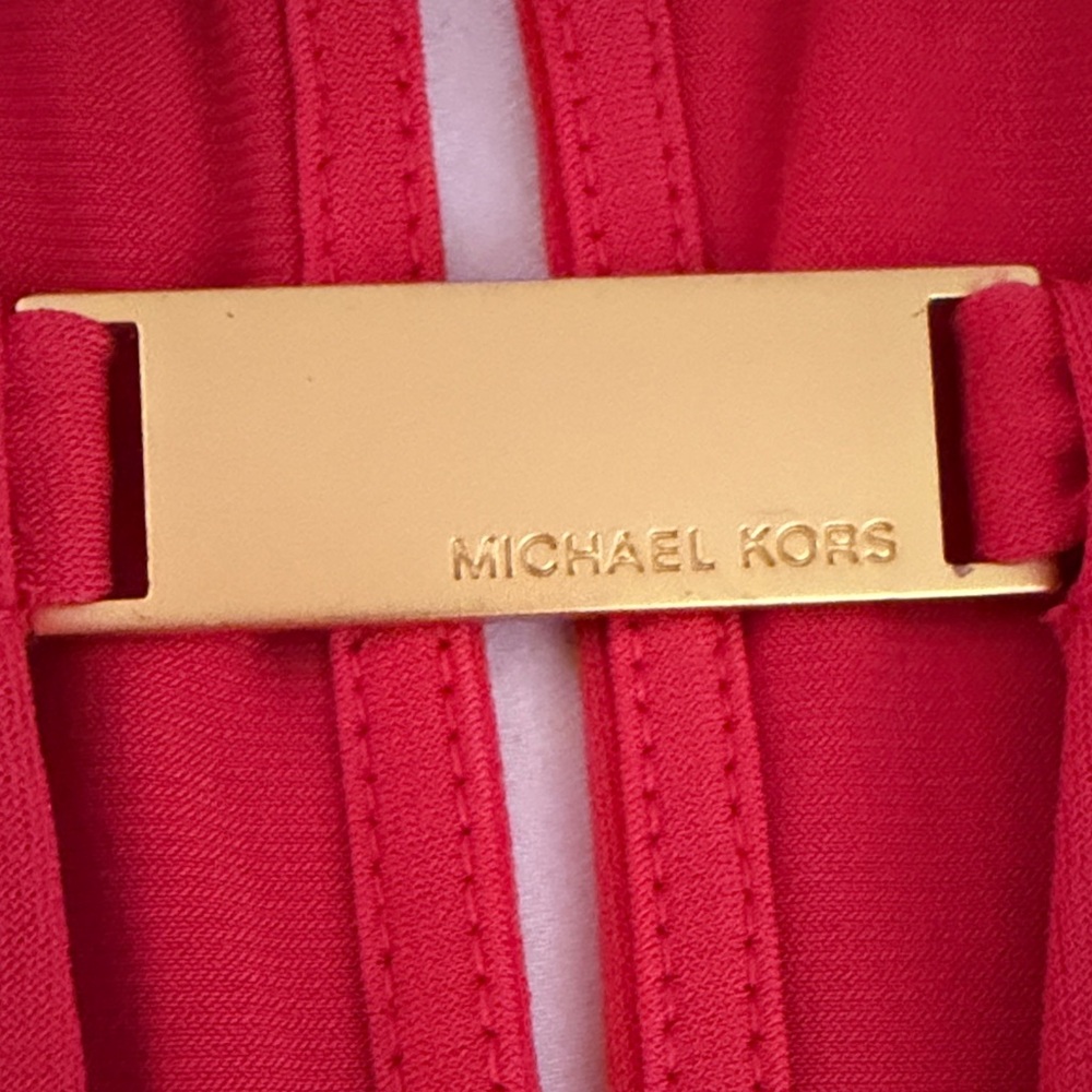 Michael Kors Dark Orange with Gold Detail